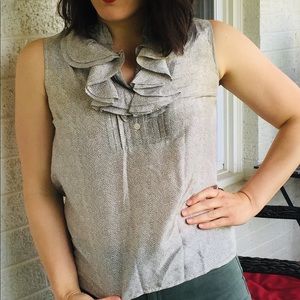 Silk J Crew Top